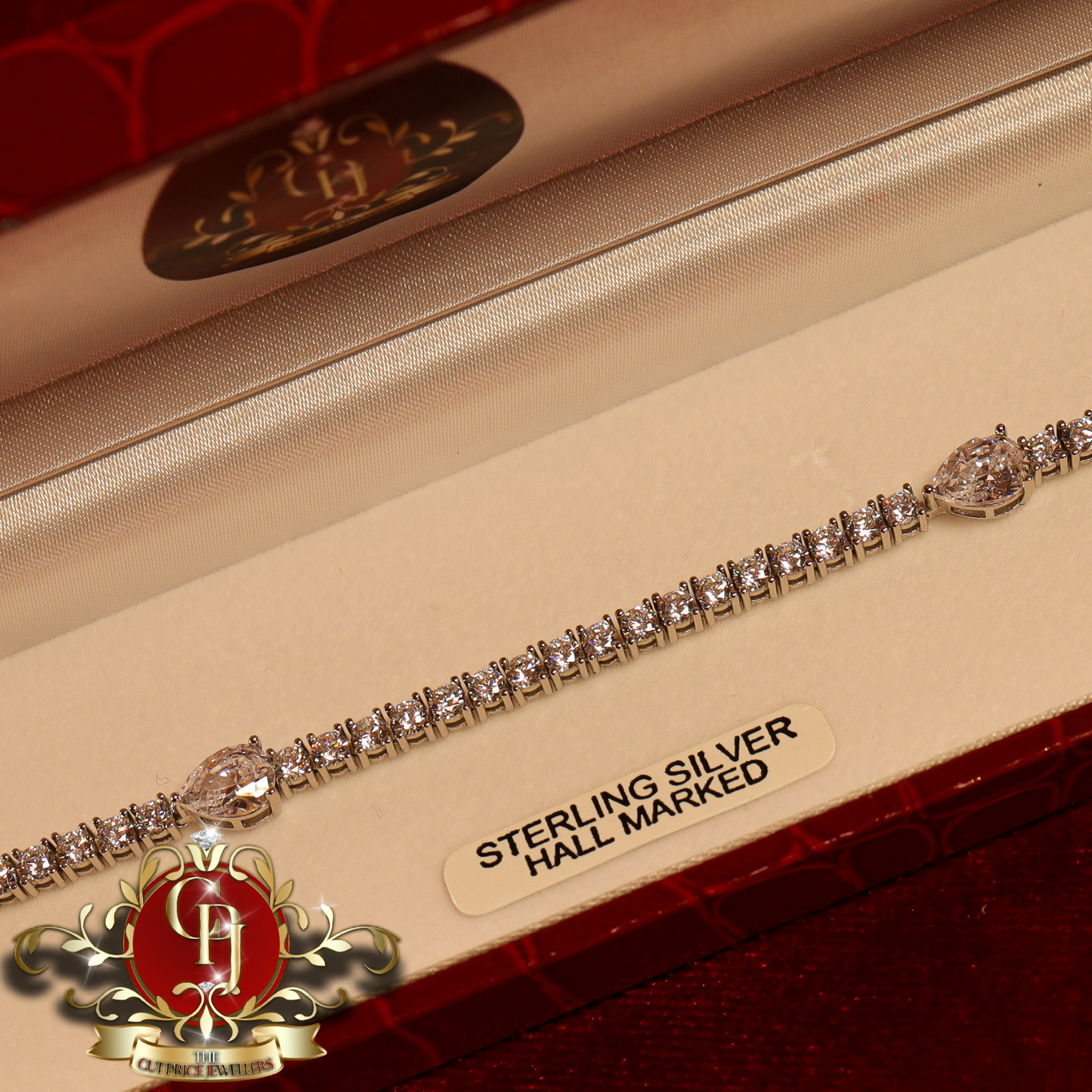 Sterling Silver "Serena" Tennis Bracelet | The Cut Price Jewellers