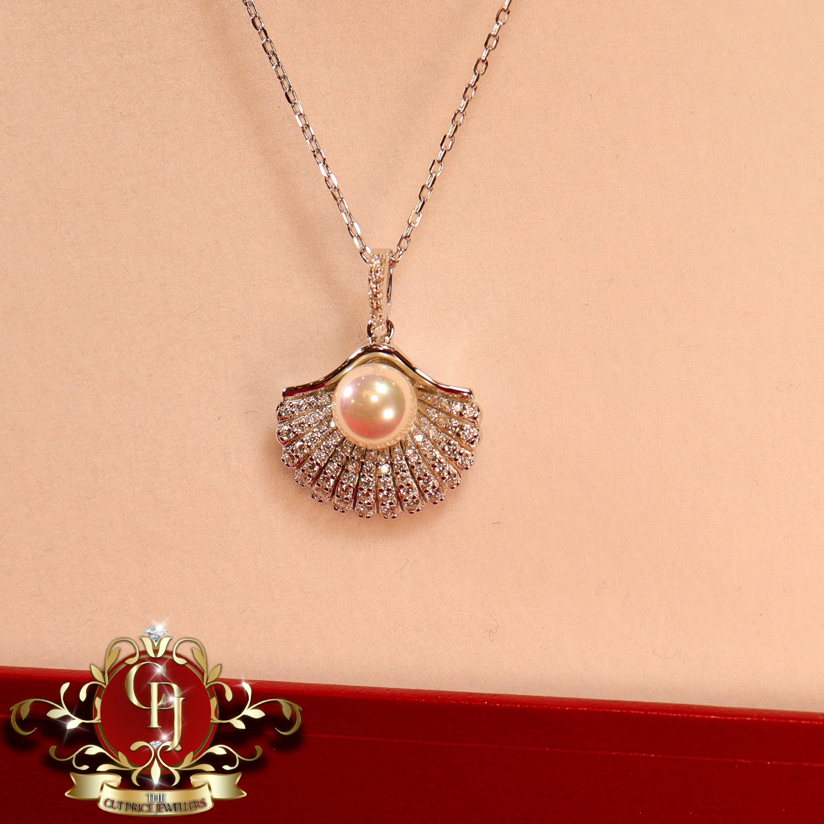 Sterling Silver "Aphrodite" Chain with Cubic Zirconia