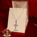 Sterling Silver "Katie" Cross & Chain with Cubic Zirconia