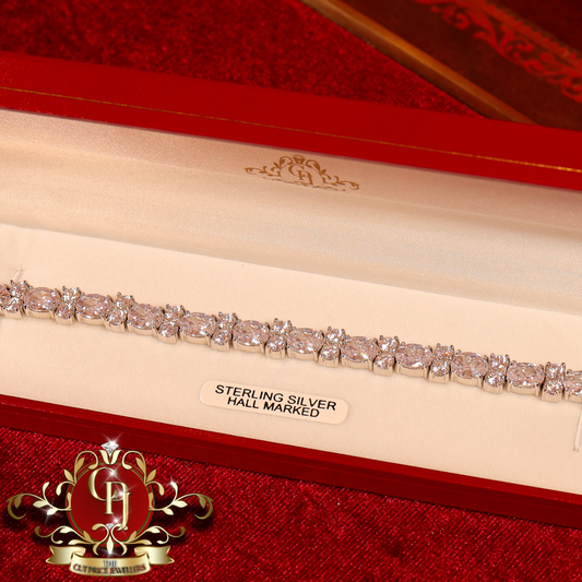 Sterling Silver "Chelsea" Tennis Bracelet | The Cut Price Jewellers