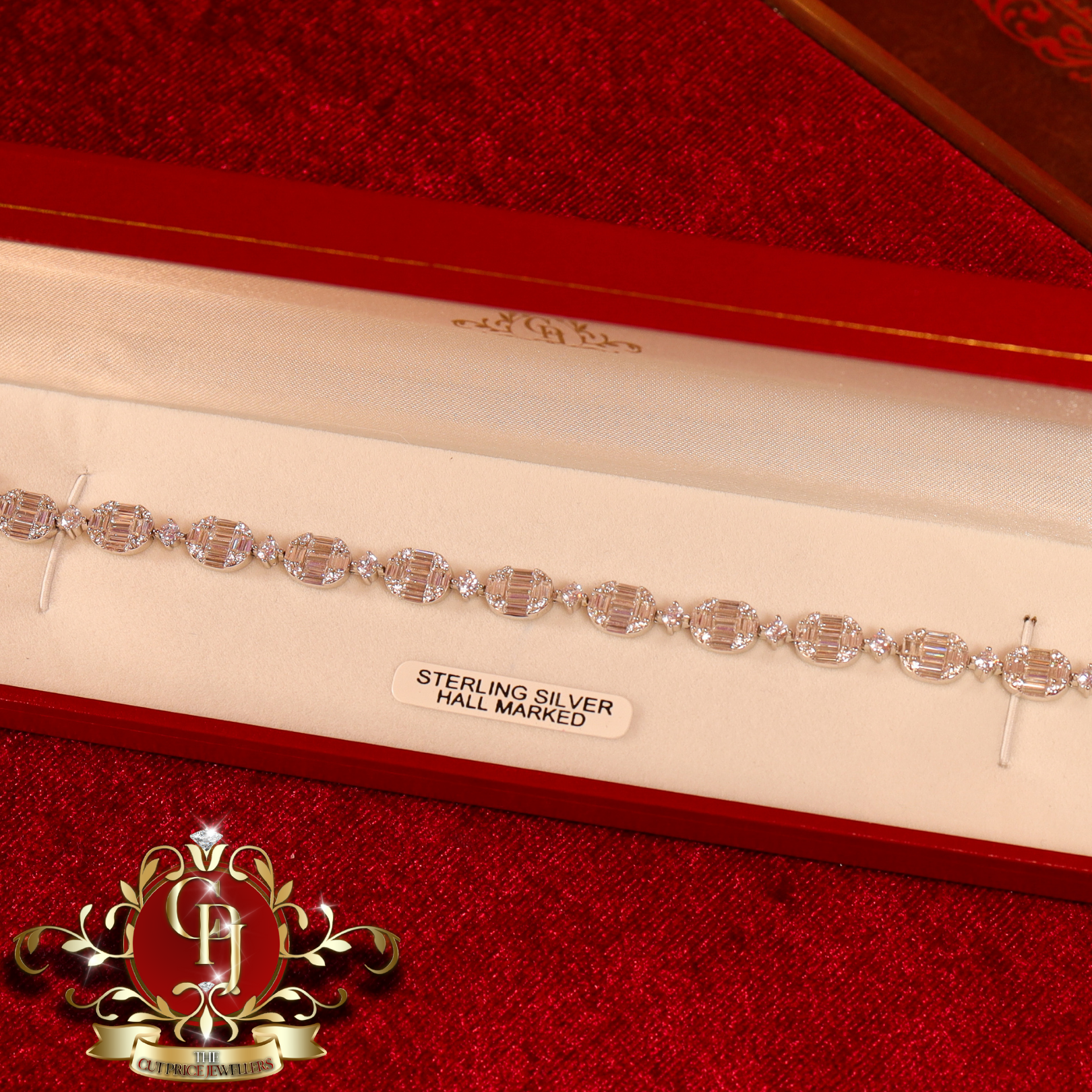 Sterling Silver "Delilah" Tennis Bracelet