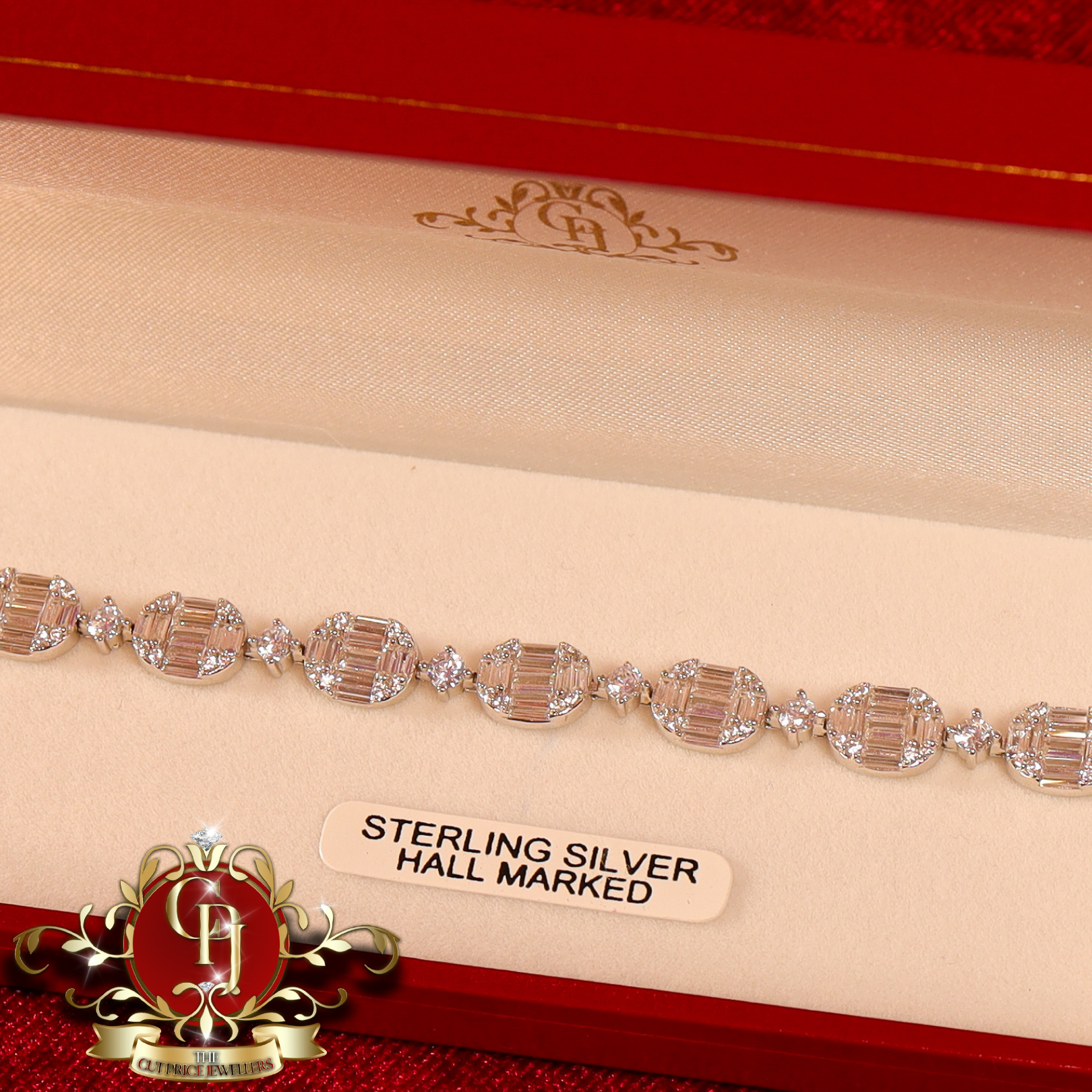 Sterling Silver "Delilah" Tennis Bracelet