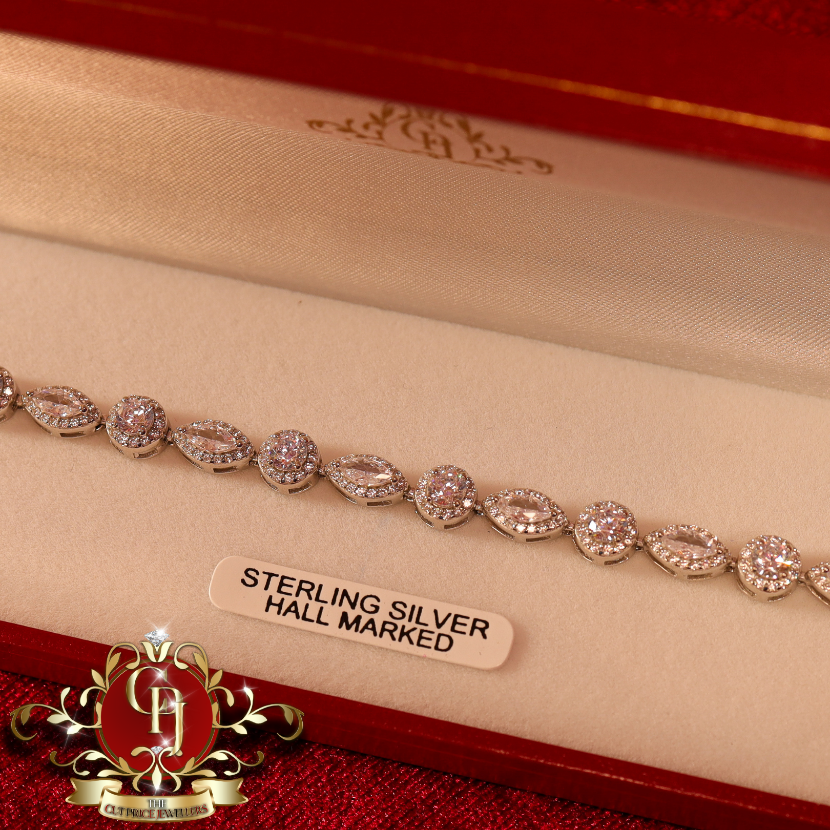 Sterling Silver "Harriet" Tennis Bracelet