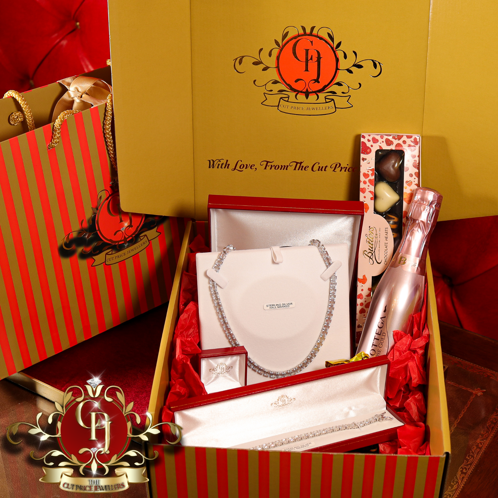 "Timeless" Gift Box (Sterling Silver with Cubic Zirconia)