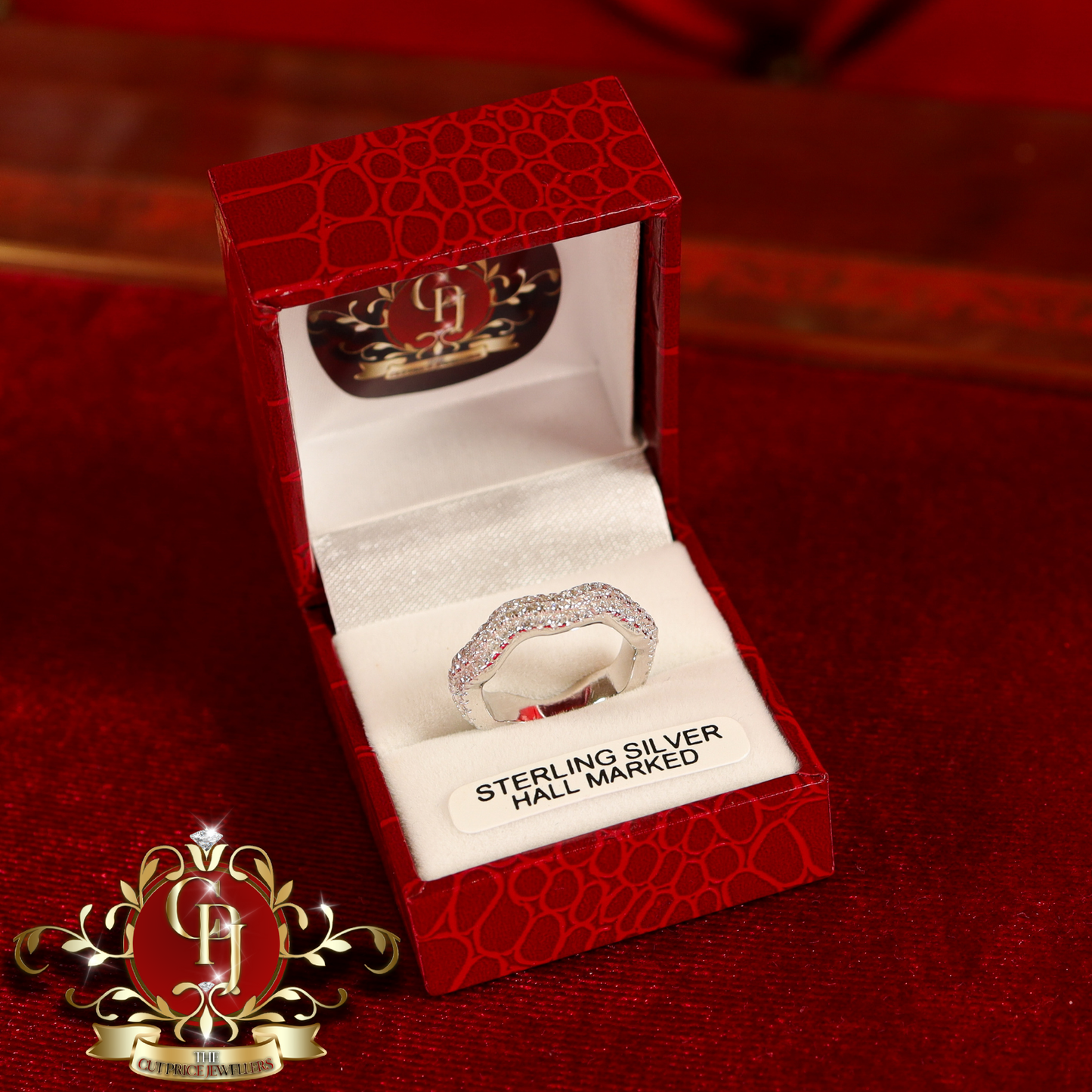 CHRISTMAS DROP NO.5: The "Viviana" Ring (Sterling Silver with Cubic Zirconia) | The Cut Price Jewellers