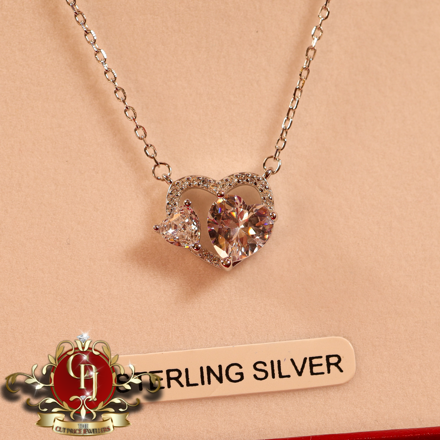 The "Lottie" Chain (Sterling Silver & Cubic Zirconia) | The Cut Price Jewellers