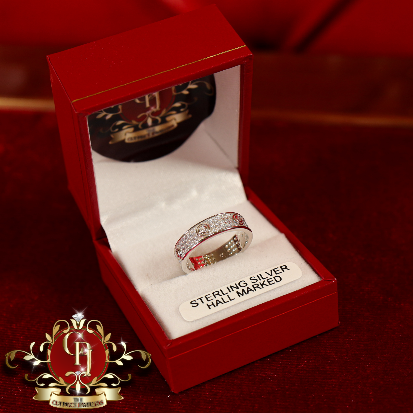 CHRISTMAS DROP NO.4: The "Zuri" Ring (Sterling Silver with Cubic Zirconia) | The Cut Price Jewellers