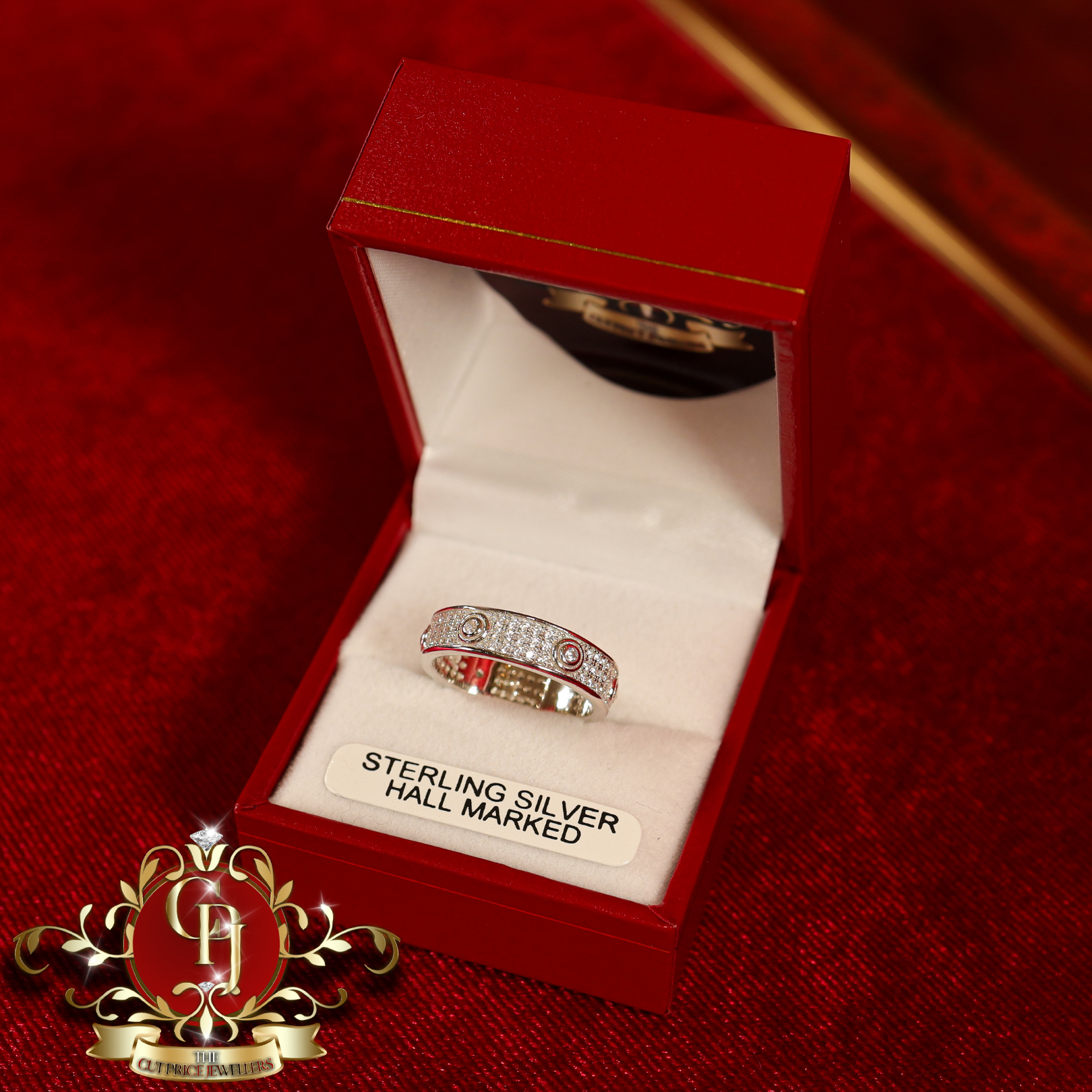 CHRISTMAS DROP NO.4: The "Zuri" Ring (Sterling Silver with Cubic Zirconia) | The Cut Price Jewellers