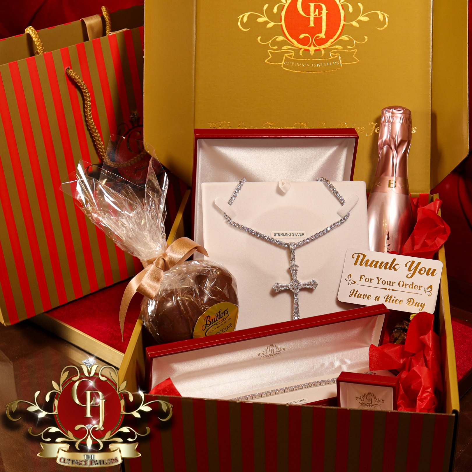 "My Only" Gift Box (Sterling Silver with Cubic Zirconia)