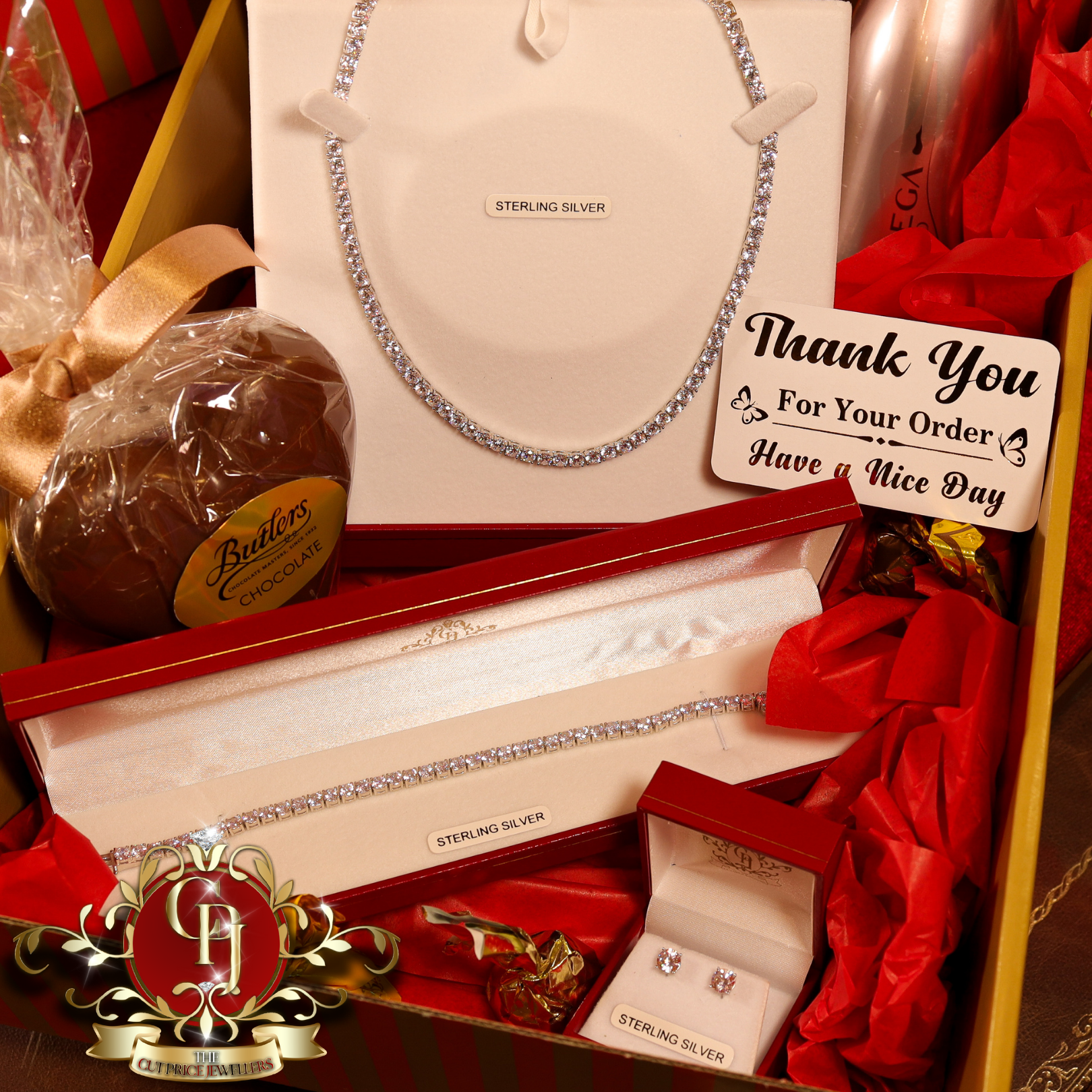 "My Only" Gift Box (Sterling Silver with Cubic Zirconia)