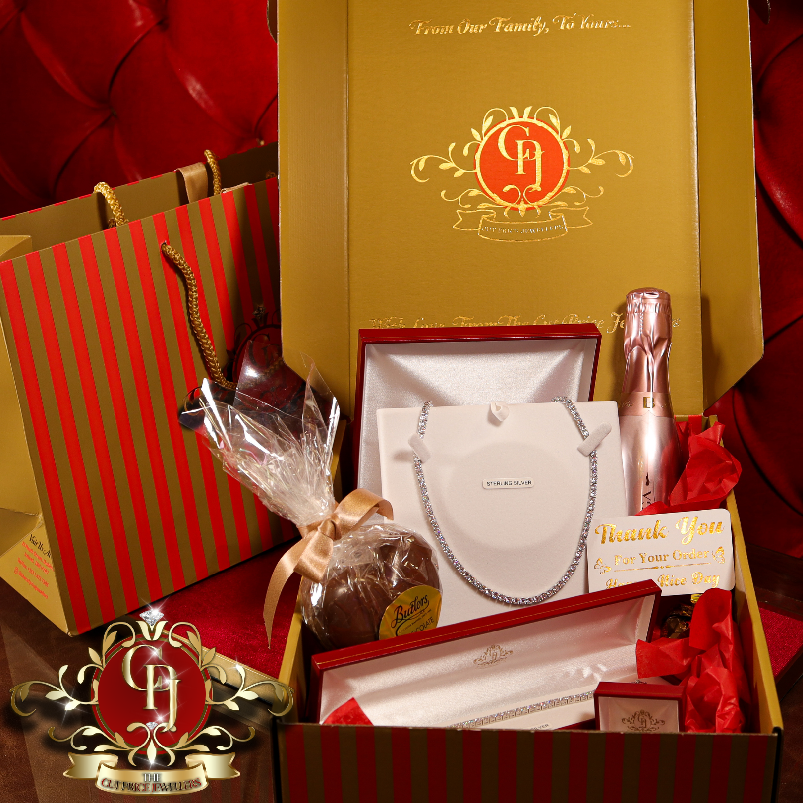 "My Only" Gift Box (Sterling Silver with Cubic Zirconia)