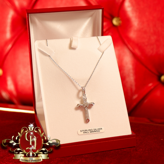 Sterling Silver "Demi" Cross | The Cut Price Jewellers