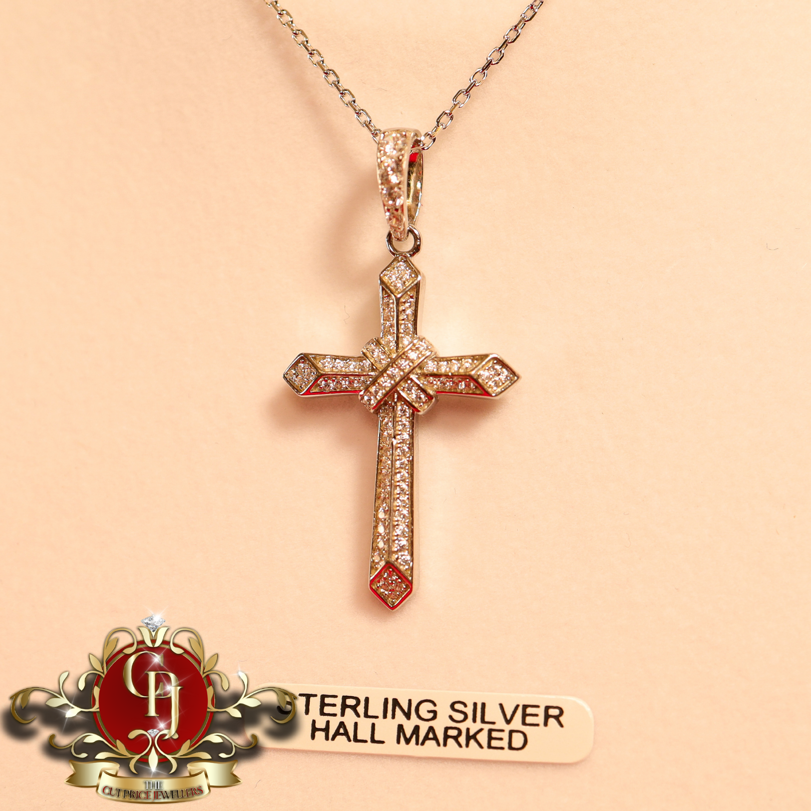 Sterling Silver "Demi" Cross