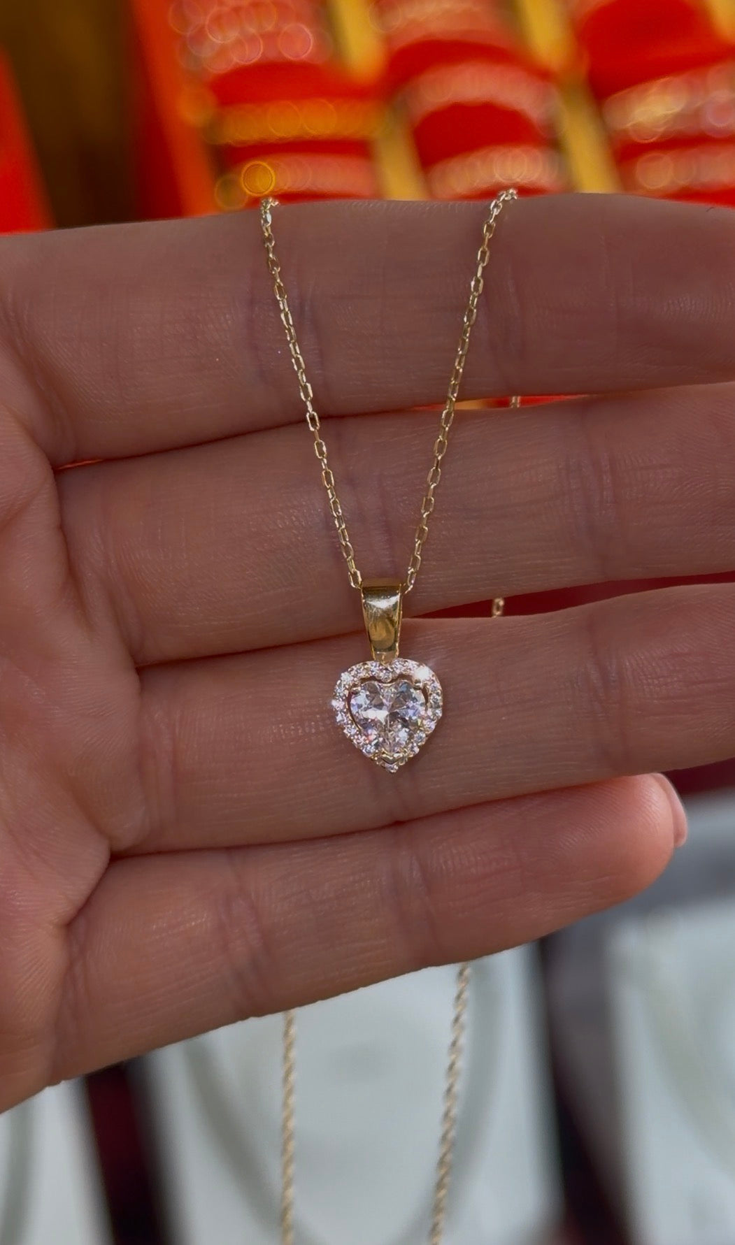 The Marlowe Heart Pendant & Chain