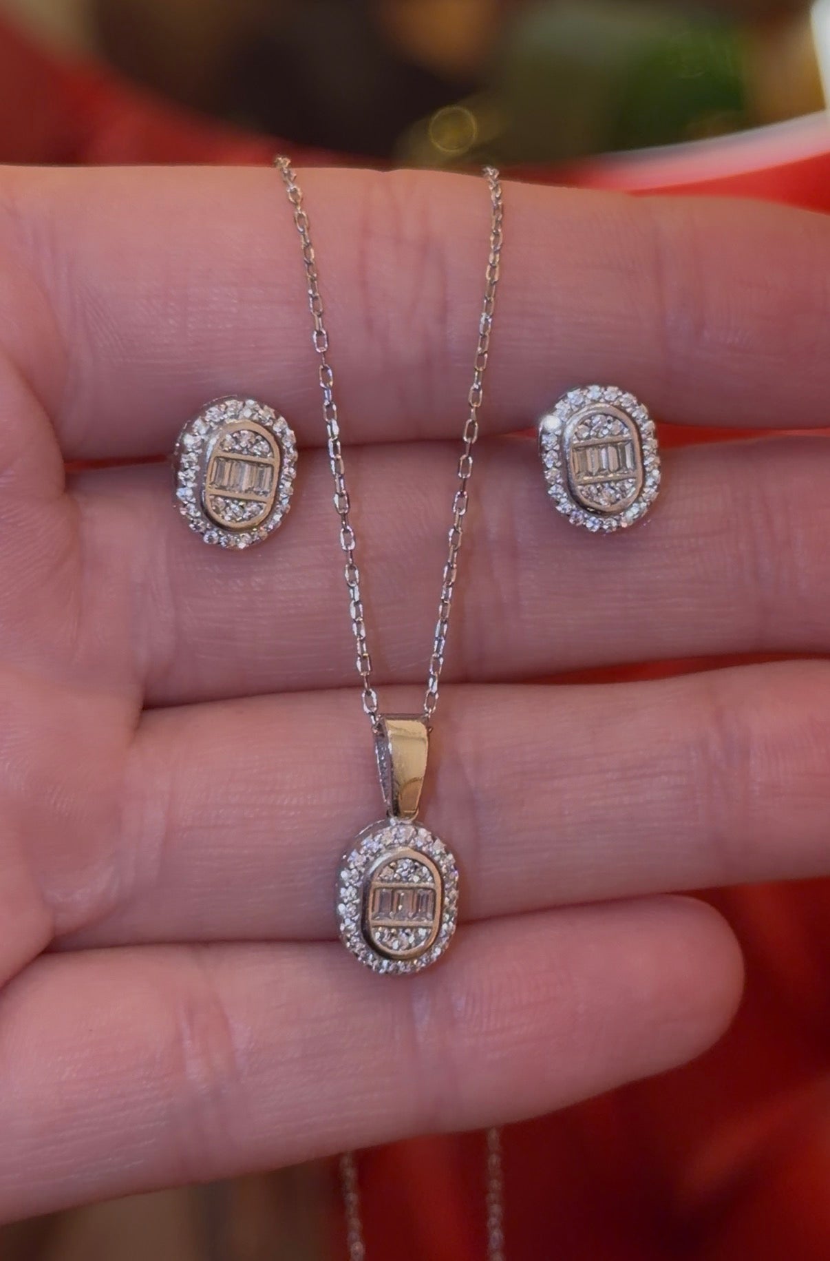The Margot Pendant & Chain Silver