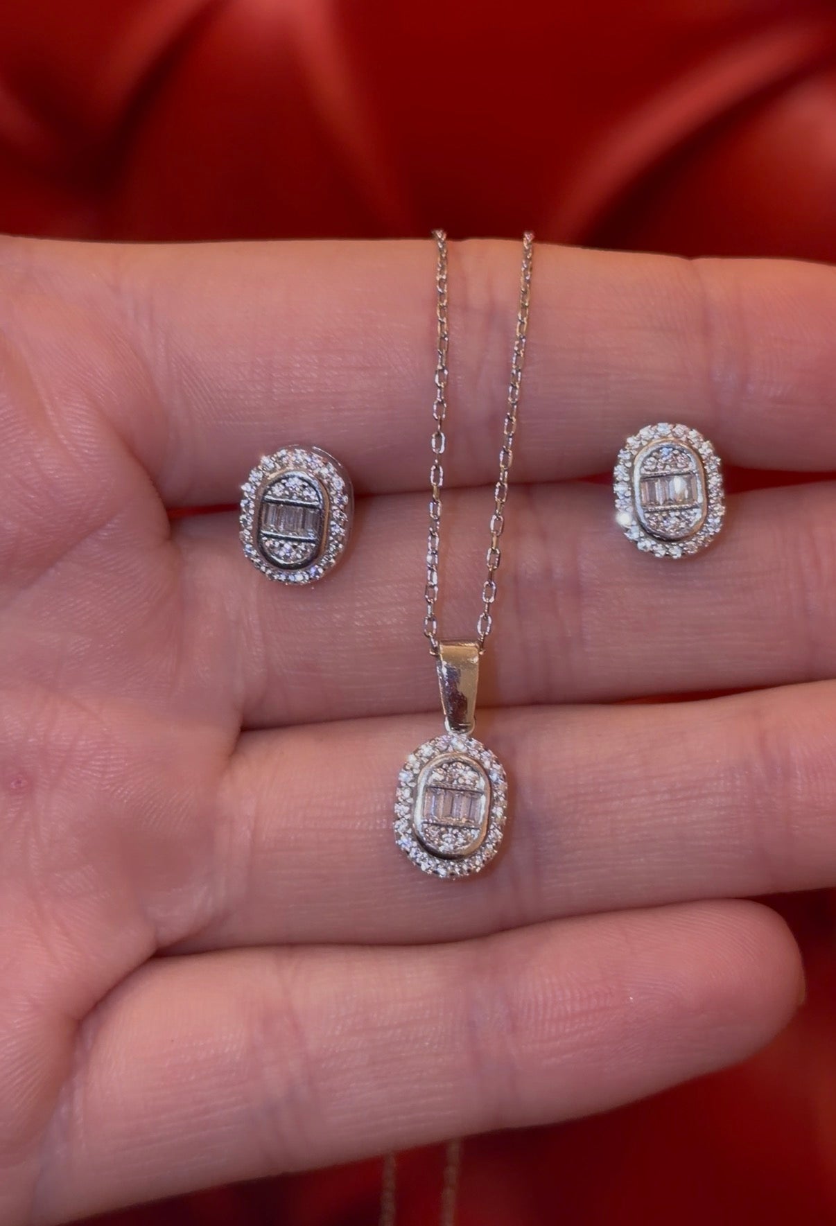 The Margot Pendant & Chain Silver