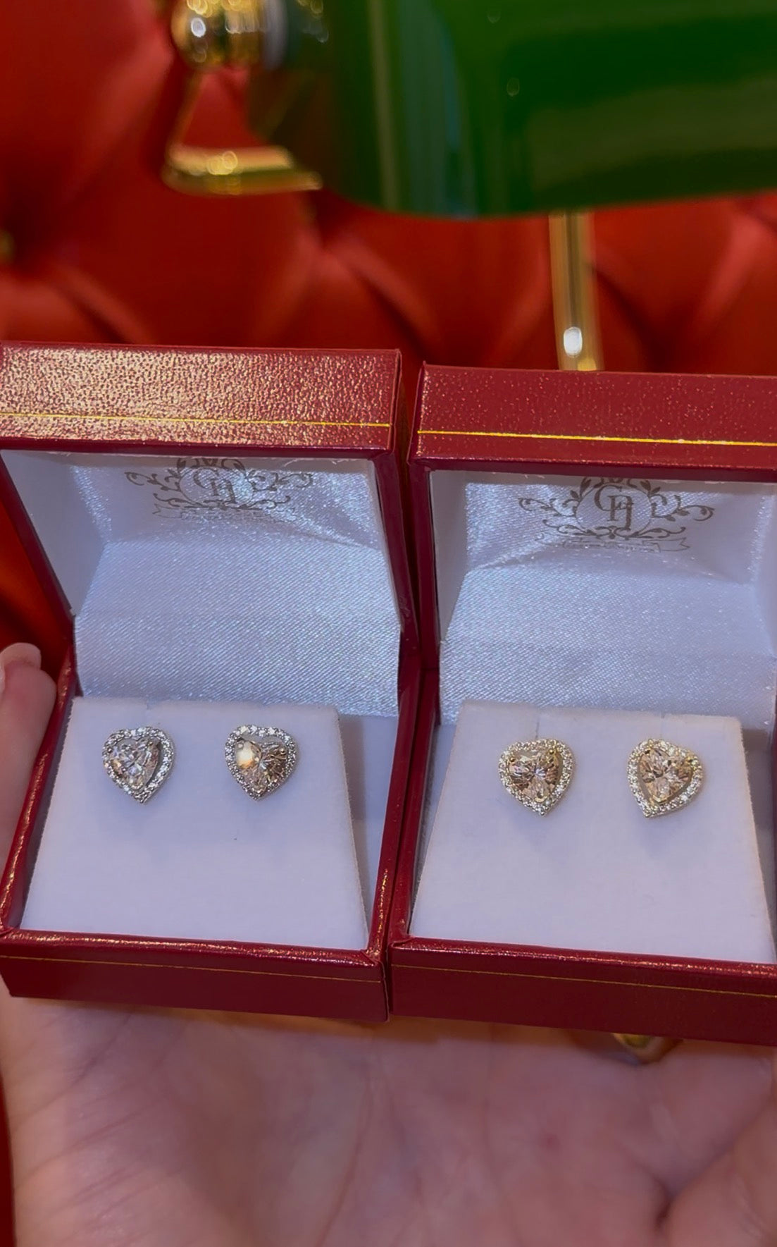 The 2 in 1 Heart studs