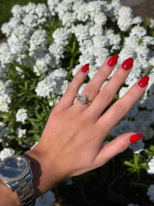 9ct Gold "Sorcha" Claddagh Ring