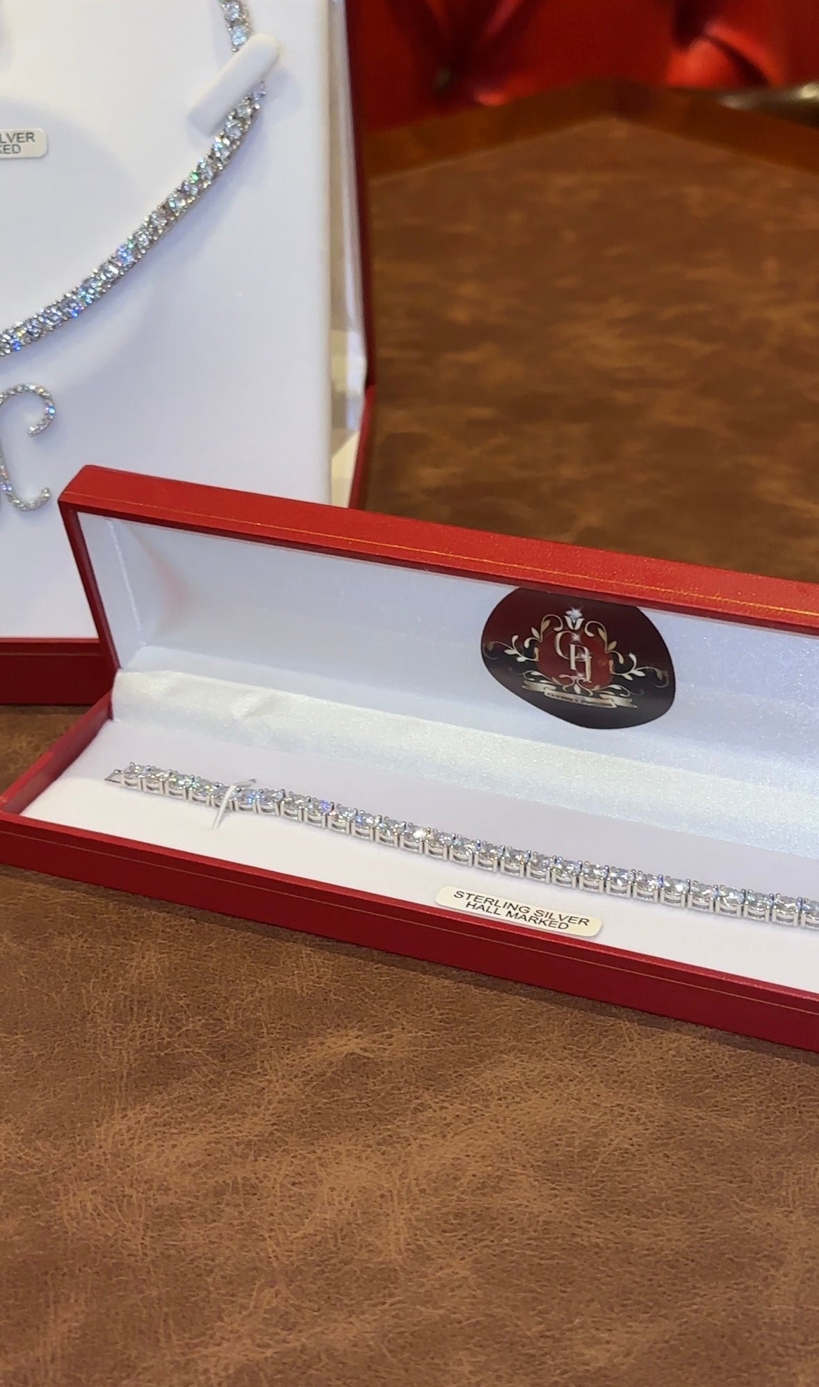 Tennis Set Including Initial Pendant | The Cut Price Jewellers