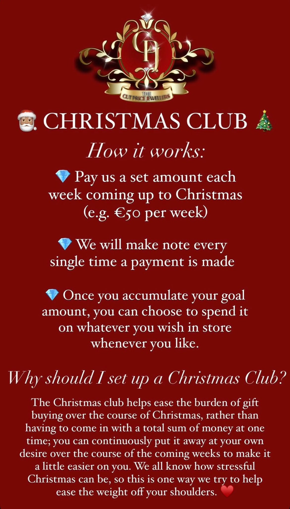 Christmas Club Payment
