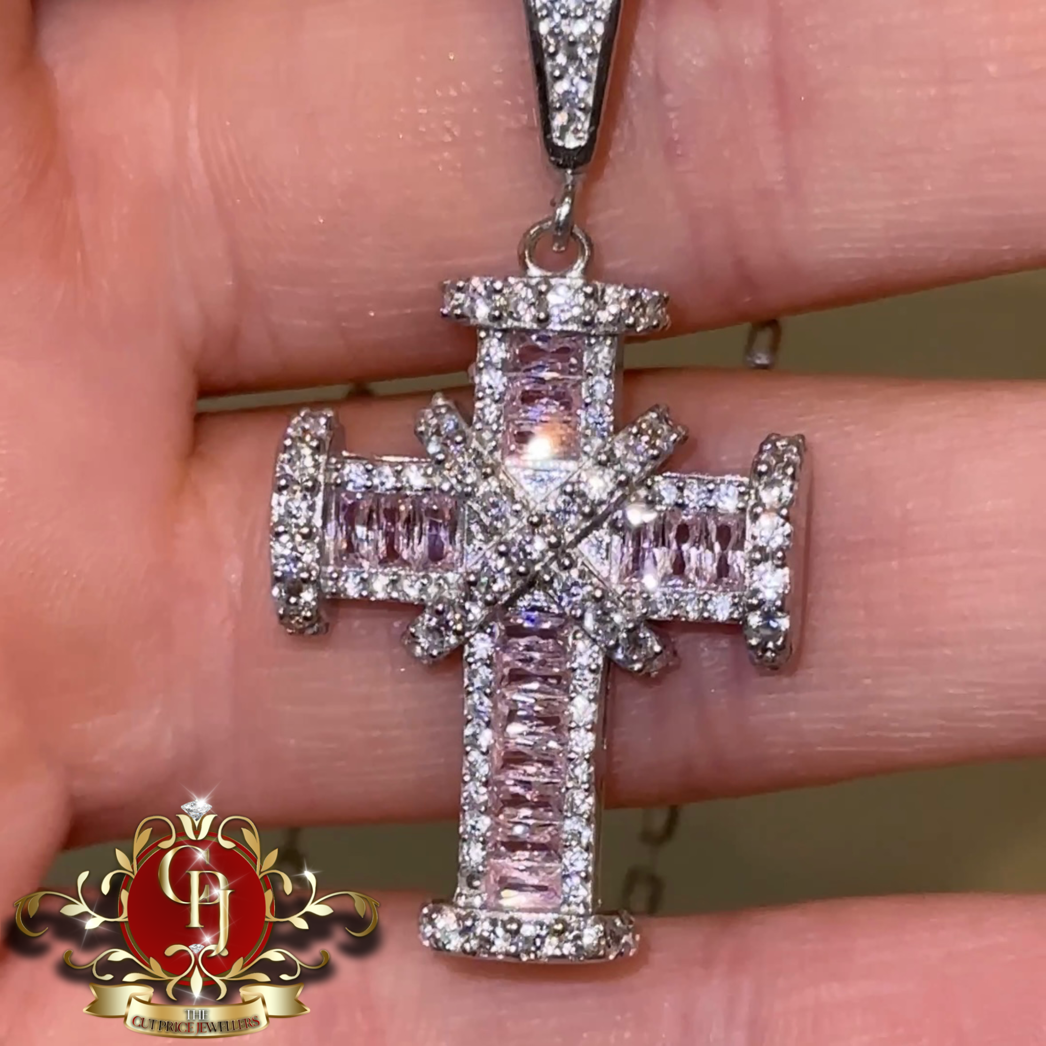 Pink Cross 1 Silver
