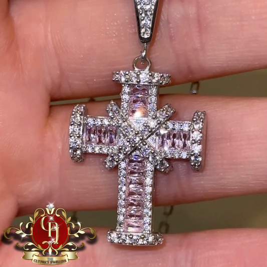 Pink Cross 1 Silver | The Cut Price Jewellers