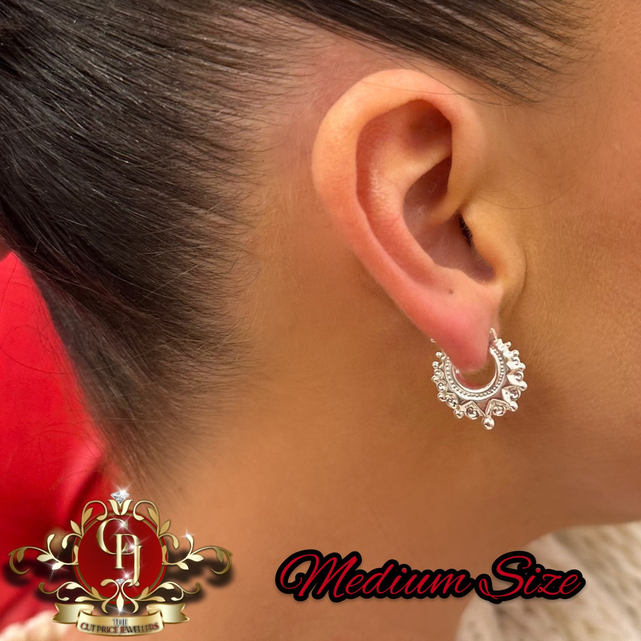 Sterling Silver Spike Earrings