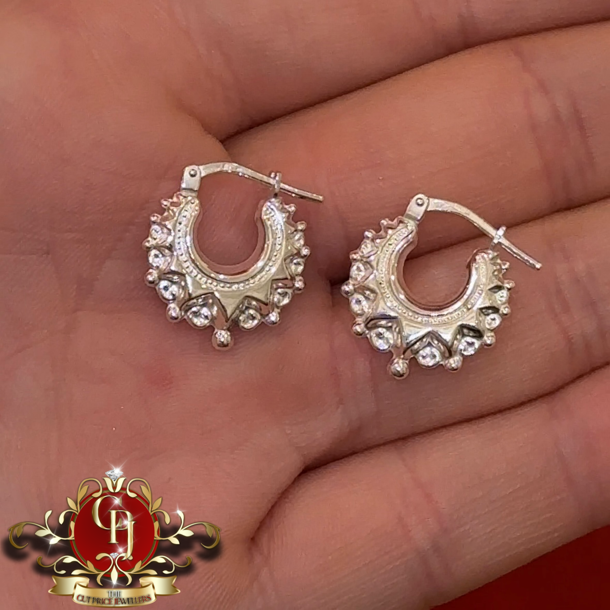Sterling Silver Spike Earrings