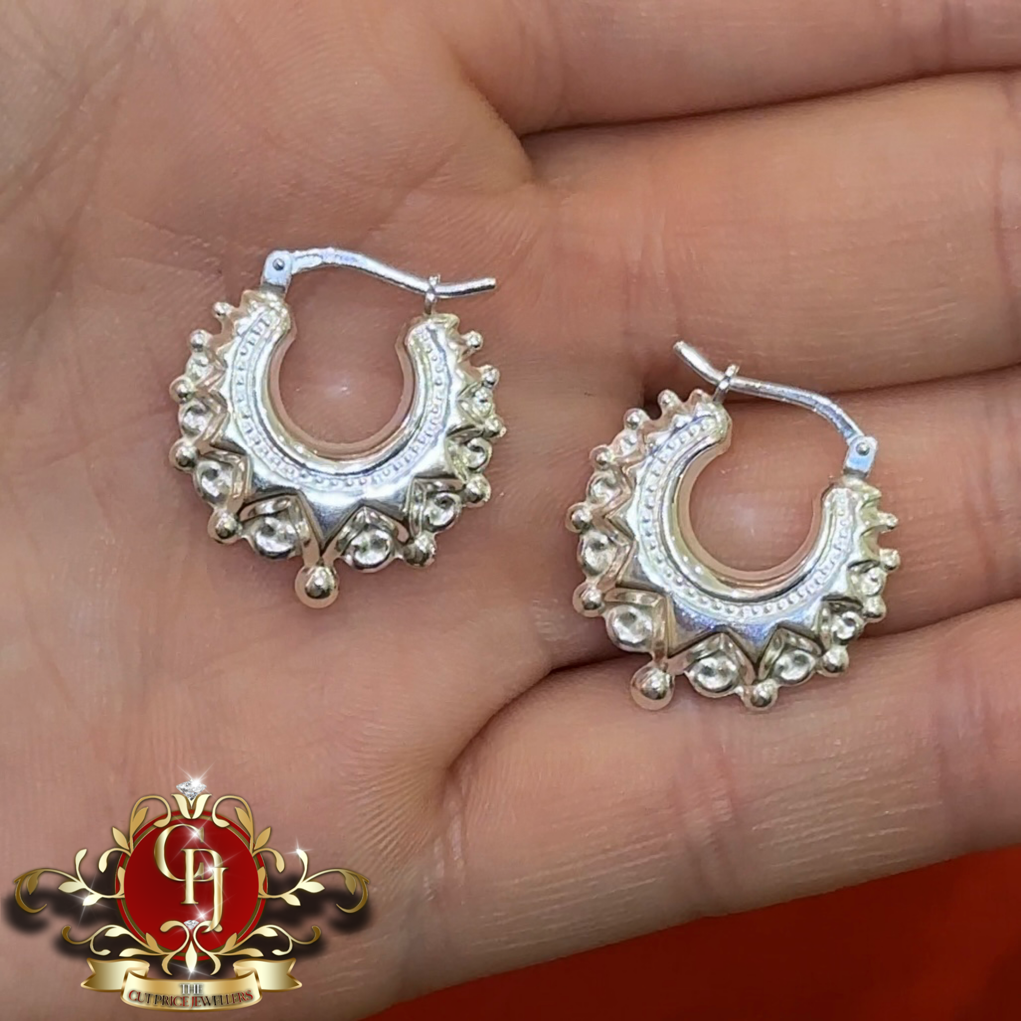 Sterling Silver Spike Earrings