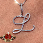 Silver Initial Pendant