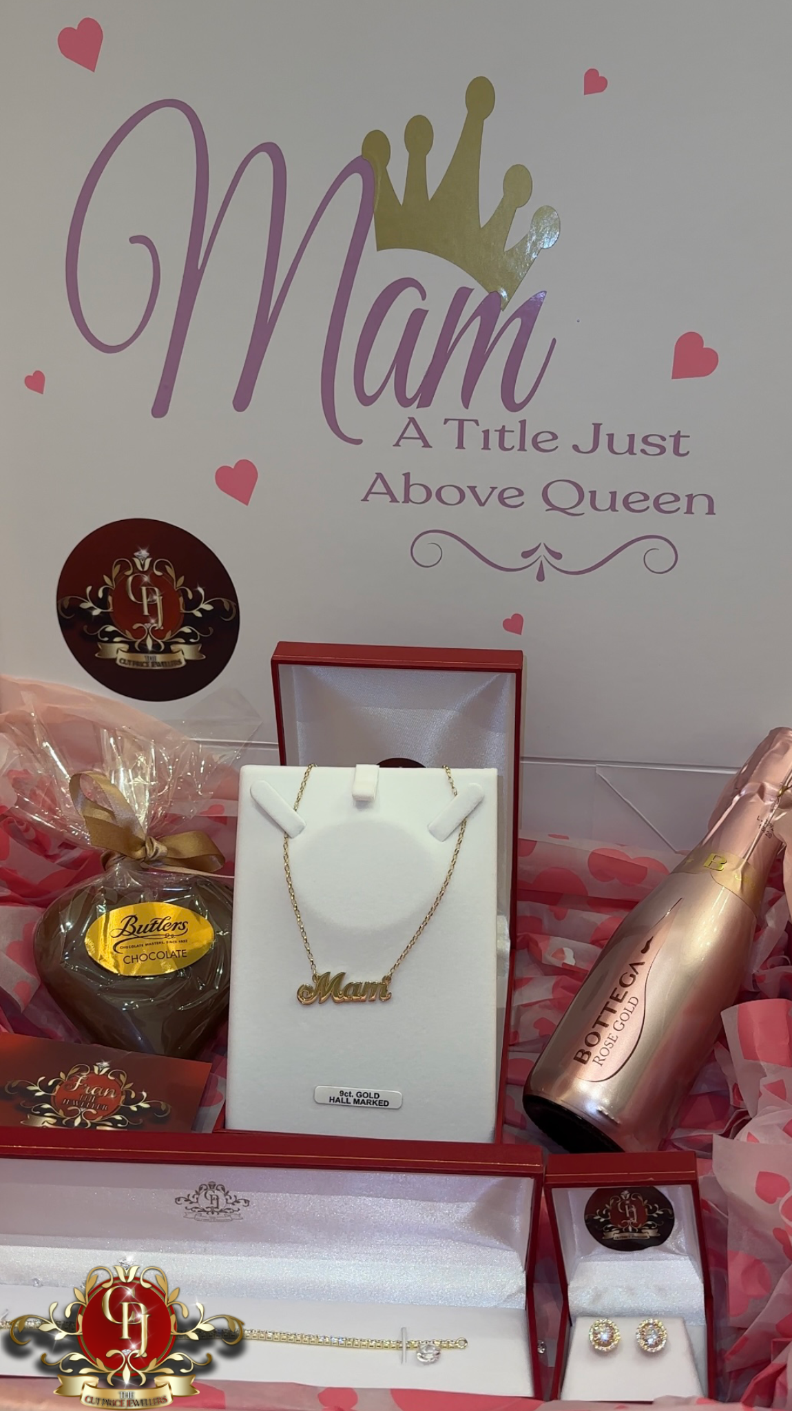 Mother’s Day Box! 9ct Gold “Mam” | The Cut Price Jewellers