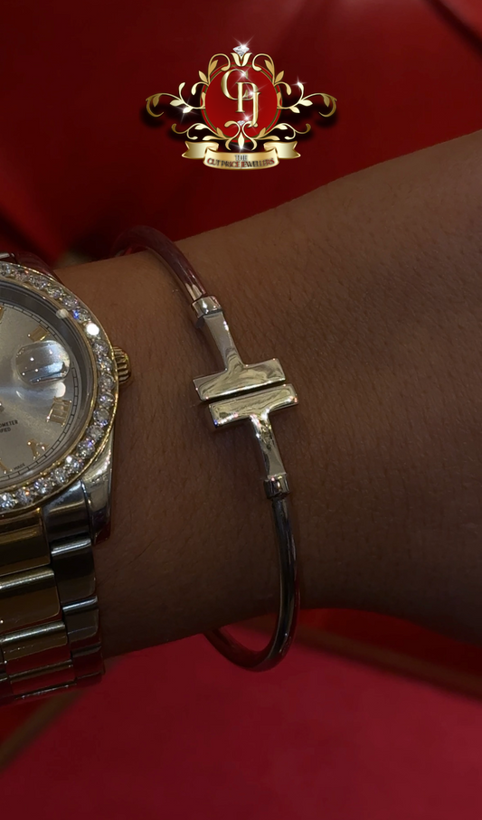 STERLING SILVER TIFFANIE BANGLE