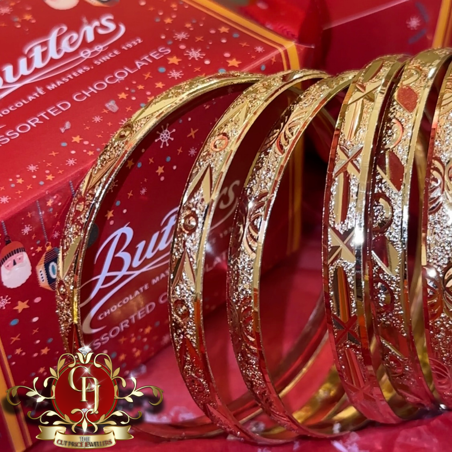 Christmas Gift Box (Set of 6 Bangles) | The Cut Price Jewellers