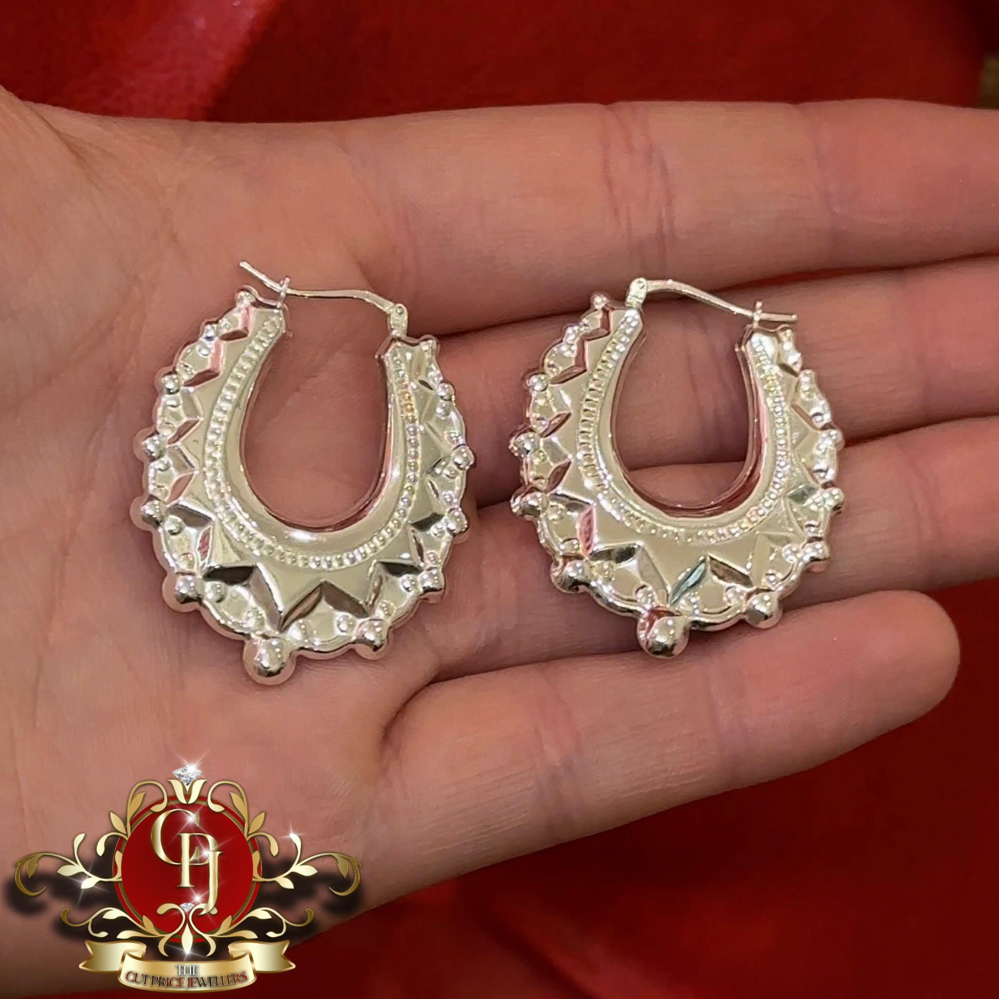 Sterling Silver Spike Earrings
