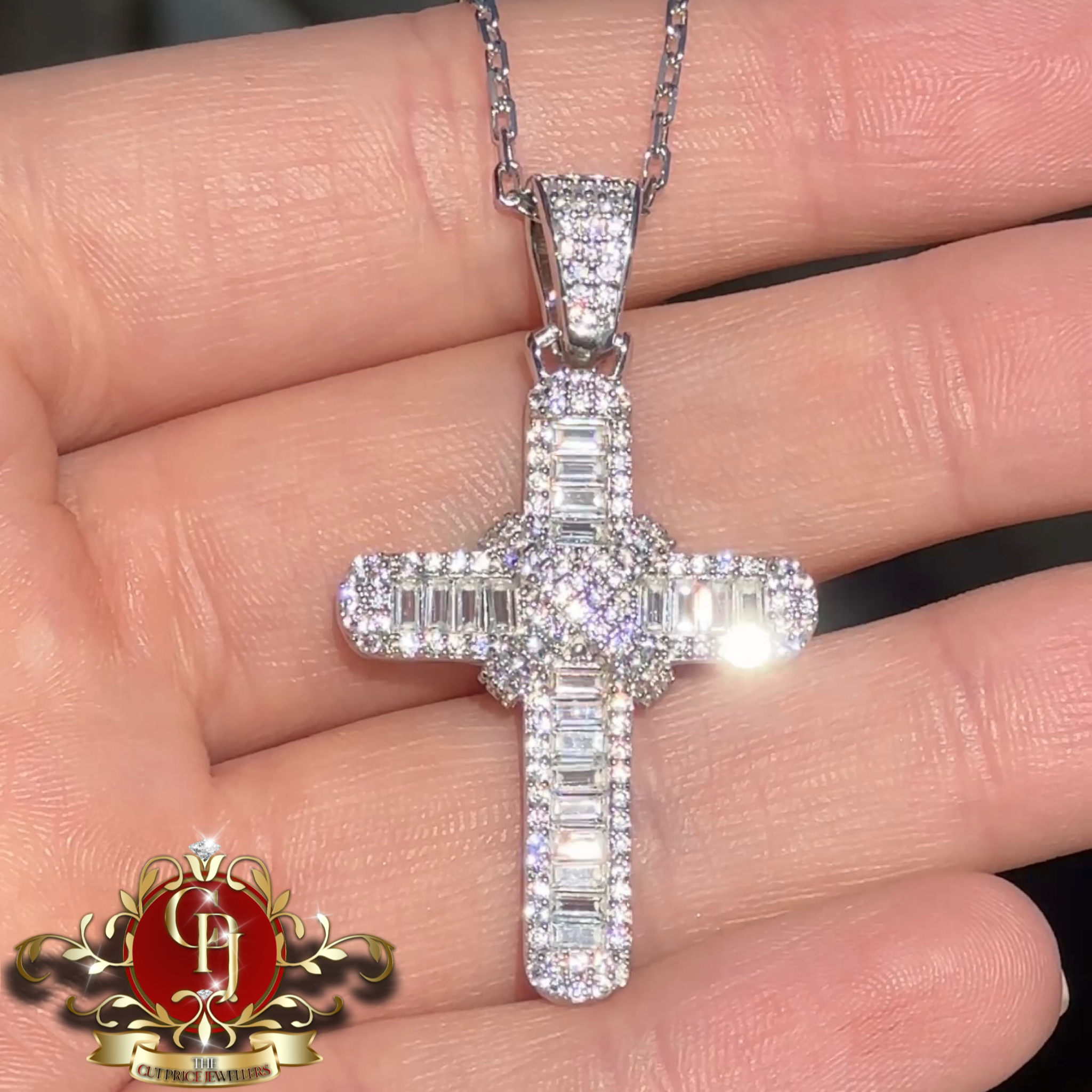 The BF Sterling Silver Cross